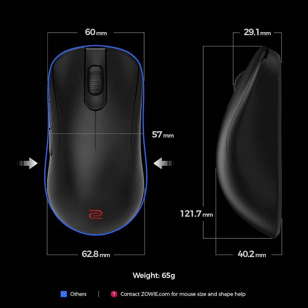 BenQ Zowie ZA13-DW 4K Wireless Mouse for Esports, ​Sports